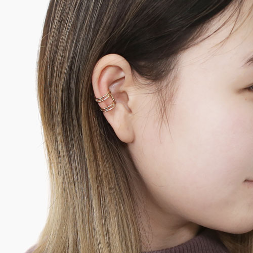 イヤーカフ 10金 K10 オシャレ キュービックジルコニア  4464-UK21