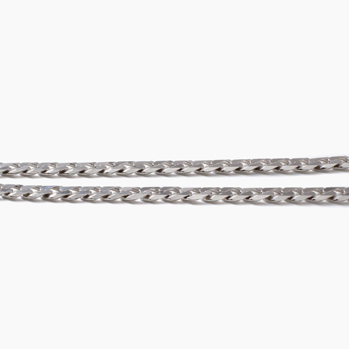 DIBI シルバー925 8面フラットカット キヘイ ネックレス  45cm 男女兼用 4529-DB21