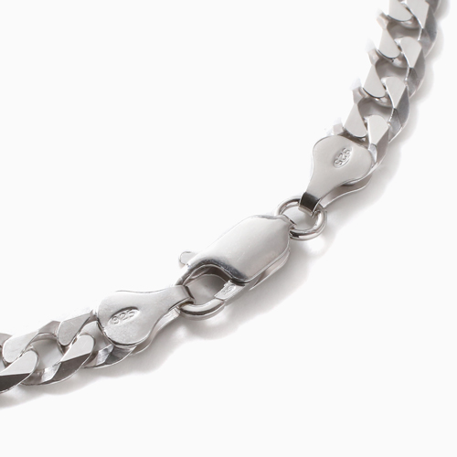 喜平 sv925 8面カット 19cm ブレスレット 送料無料】【男女兼用】シルバー/SILVER/SV925/ プラチナカラー