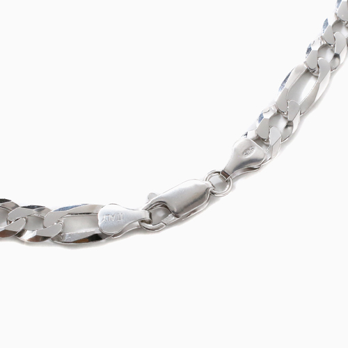 DIBI シルバー925 8面スーパーフラットカット キヘイ ネックレス  50cm 男女兼用 4541-DB21