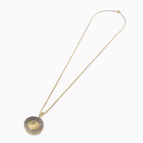 純金 インディアン＆カルフォルニア・コンドル コイン 18金 コイン ペンダント 4568-HG21