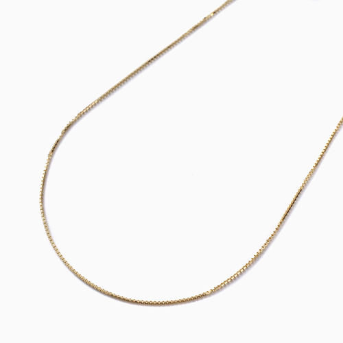 【送料無料】【消費税込】18金/K18 ベネチアン ネックレス/チェーン 42cm シンプル ゴールド/GOLD お洒落/オシャレ 女性/レディース 4593-NM22