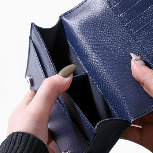 Dior ネイビー レザー 名刺入れ DIOR | ビジネスカードホルダー (名刺入れ) ディオール