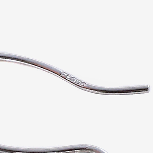 プラチナ Pt900 フック式 キュービックジルコニア 0.6カラット ピアス 4614-UK21