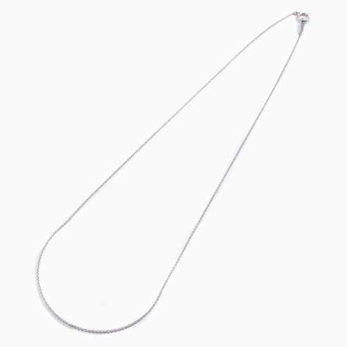 純プラチナ Pt999 アズキ ネックレス 42cm 2.1g　4643-NM21