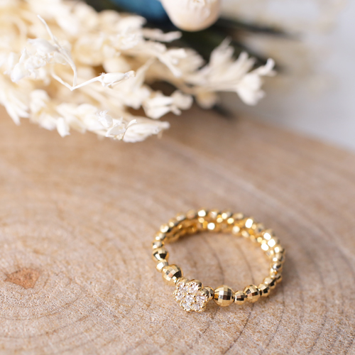 送料無料】18金/イエローゴールド/K18 フリーサイズリング/リング/指輪  