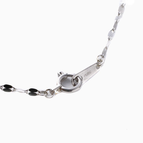 PT850 プラチナ ネックレス 総重量約1.0g 約40cm ジュエリー 中古 いづ  