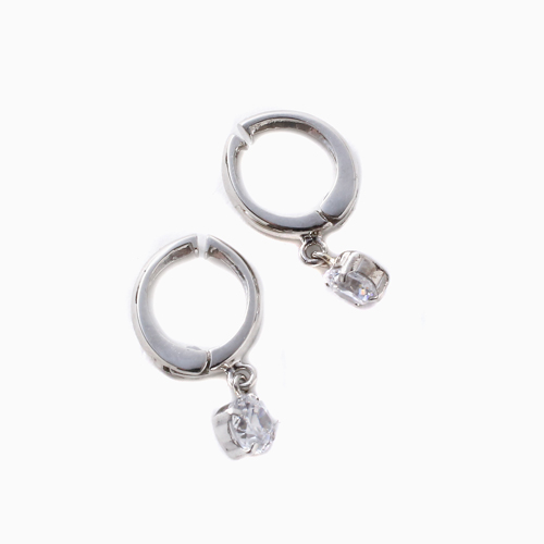 10金  キュービックジルコニア 4ｍｍ ピアリング　4674-UK21