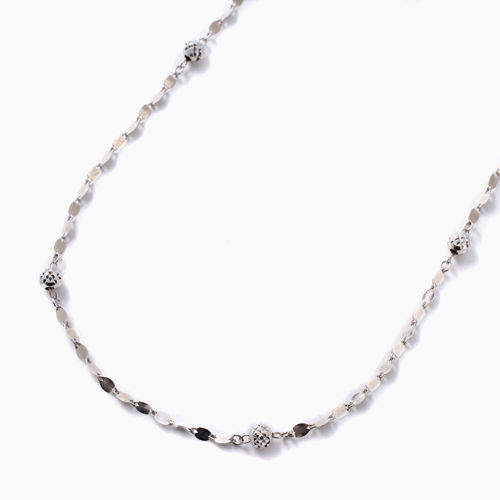 送料無料】18金/K18WG/ホワイトゴールド ネックレス ジュエリー/アクセ  