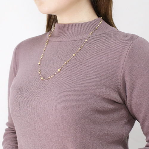 送料無料】18金/K18/18K ネックレス ロング GOLD/ゴールド