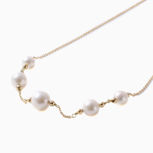 送料無料】18金/K18/18K GOLD/ゴールド あこや/パール/真珠 ペンダント  