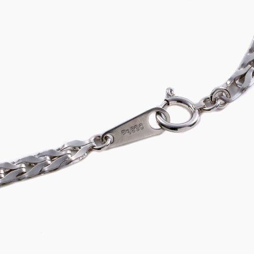 プラチナ850 ブレスレット チューリップ セミハンドメイド 4711-NM22