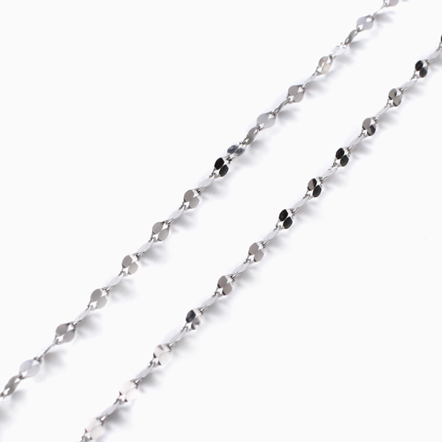 純プラチナ Pt999 ペダル ネックレス 70cm 2.2g  4728-PW22