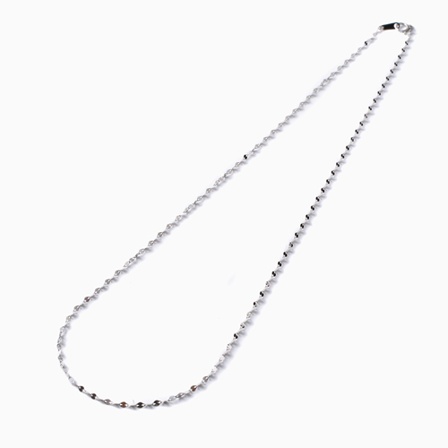 純プラチナ Pt999 ペダル ネックレス 70cm 2.2g  4728-PW22