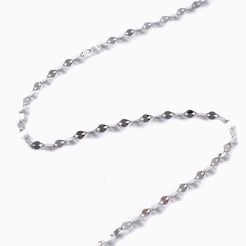 純プラチナ Pt999 ペダル ネックレス 70cm 2.2g  4728-PW22