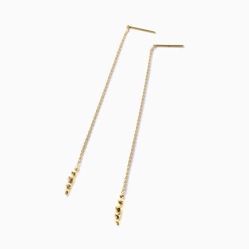 日本製 純金 K24　ミラーボール アメリカンピアス 4750-NM22