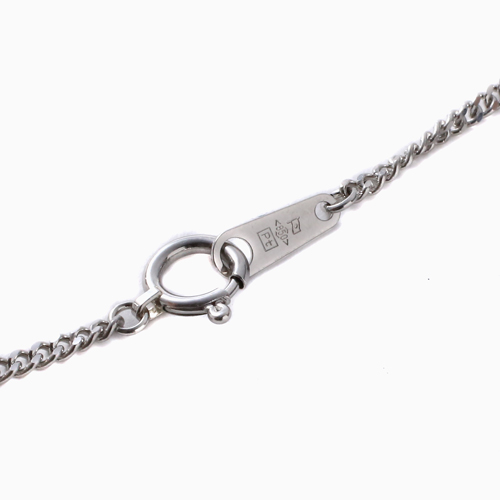 プラチナ850 Pt850 2面カット喜平 ネックレス 60cm 4754-NM22