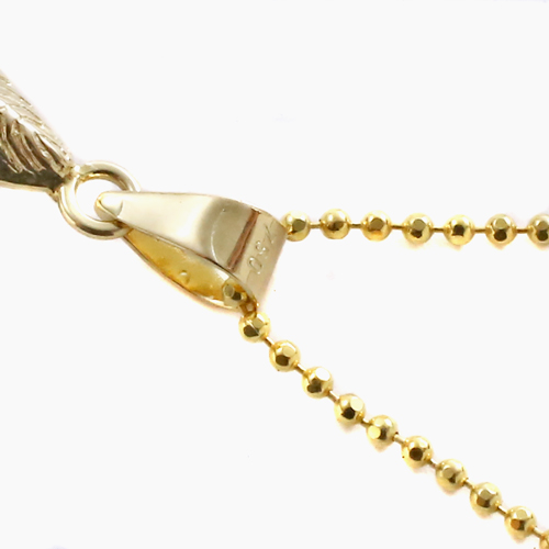 スペイン製 18金 コルドバ パンダント ムール貝 男女兼用 4772-AM22