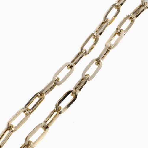 18金 ペーパークリップ ネックレス 50cm 10.3g 4785-MS23