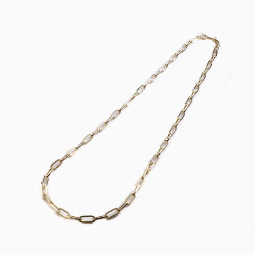 18金 ペーパークリップ ネックレス 50cm 10.3g 4785-MS23