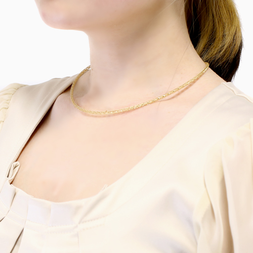 送料無料・消費税込】18金/K18/750 GOLD/ゴールド ネックレス オメガ  