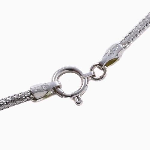 送料無料・消費税込】18金/K18/750 ホワイトゴールド/WG ネックレス  