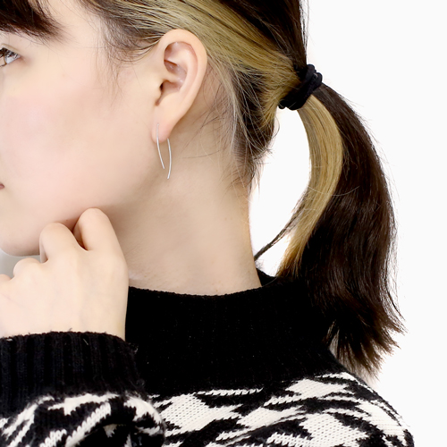 Pt900 total0.20ct ダイヤモンド ジョイント ピアス PT900刻印あり