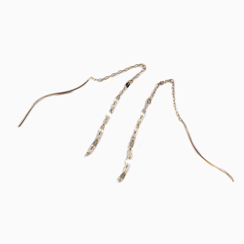 10金 K10 ピアス ペダル＆アズキ アメリカンピアス 4813-UK23