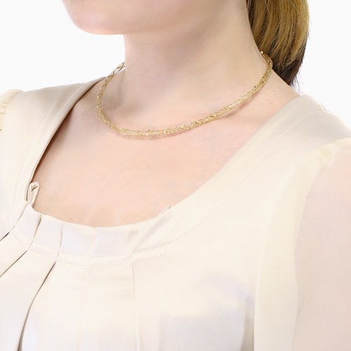 送料無料・消費税込】18金/K18/750 GOLD/ゴールド ネックレス オメガ  