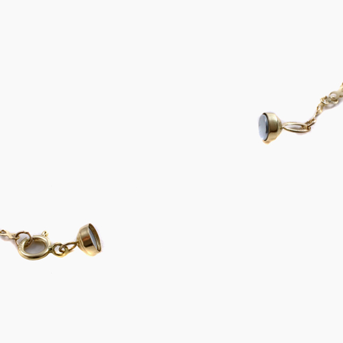 イタリア製 18金 ネックレス インフィニティ 42cm 1.8g 4892-GC23