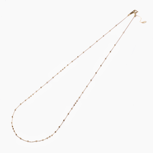 18金 ミラーボール ネックレス 45cm 4893-PW23