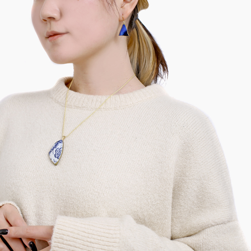 アップリサイクル シーグラス アクセサリー (ピアスorイヤリング) 4995-LL23