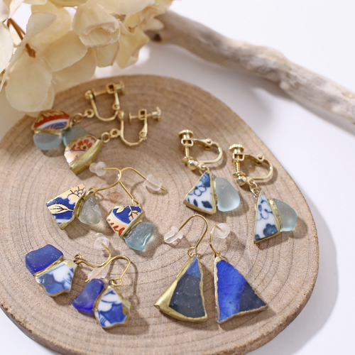 ハンドメイド アクセサリー ピアス イヤリング （cocomamyy 