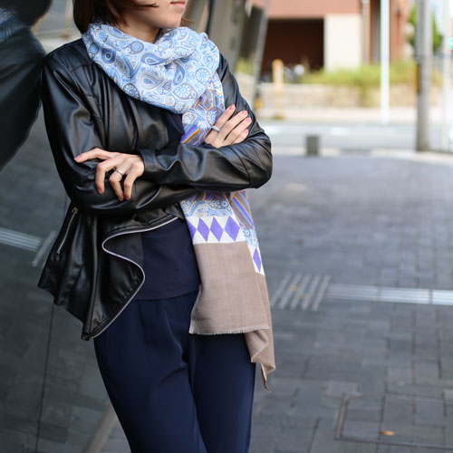 0311 Asprey アスプレイ　スカーフ　未使用　希少　約87㎝×87㎝ 0311 Asprey アスプレイ スカーフ 未使用 希少 約87㎝×87㎝