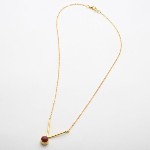 送料無料】【トルコ製】真鍮 22金/K22 天然石/誕生石/ルビー