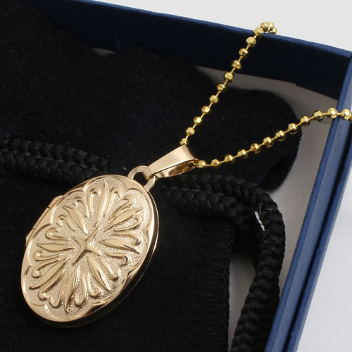 【ドイツ製】18金 ロケット ペンダント グローリー K18 MERZ　5146-LS16