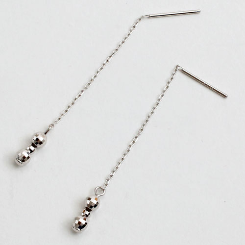 プラチナ850 ミラーボール 2WAY 小豆 チェーン Pt850 アメリカンタイプ　5152-PG16