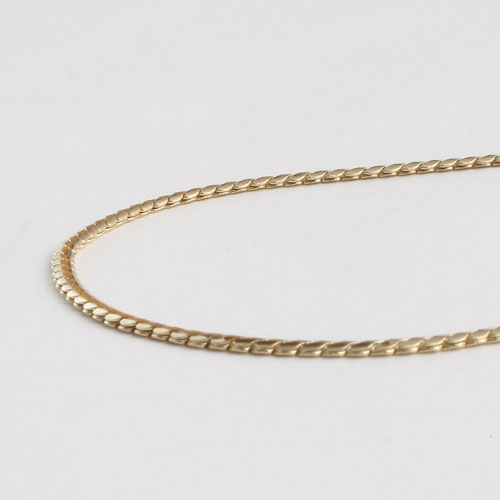 真鍮 アンクレット デザインチェーン　5227-AL16