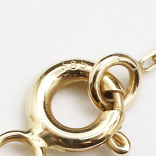 送料無料】【イタリア製】14金/K14/K14YG/イエローゴールド ネックレス  