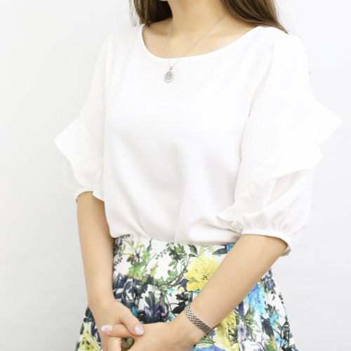 シルバー ペンダント ツリーオブライフ ジルコニア カットボールチェーン付き SV925　　5385-PG16