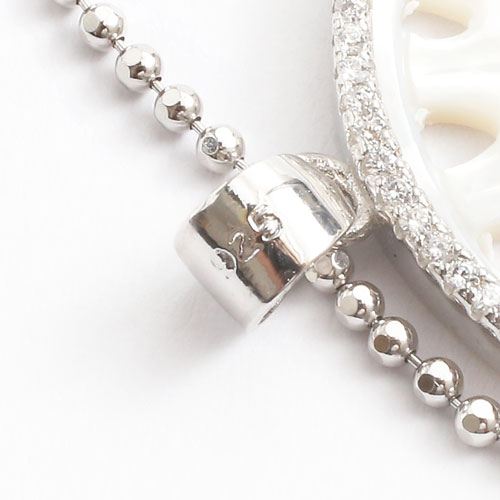 シルバー ペンダント ツリーオブライフ カットボールチェーン付き SV925　5386-PG16