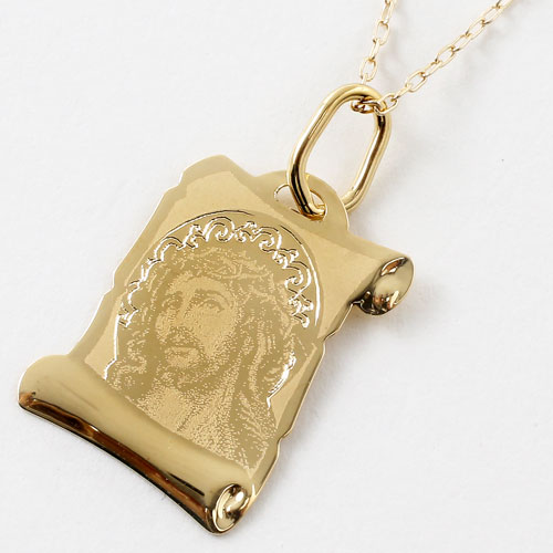 新品☆イタリー製品 お目にかかっ K18(18金) マリア様ペンダント トップ 