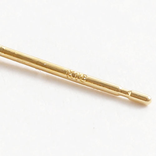 日本製　18金　K18YG　ミラーボール　ピアス　　5406-PG17