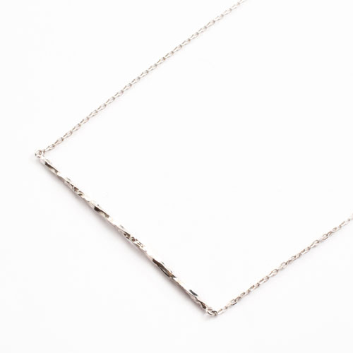 10金 ホワイトゴールド ブレスレット 小豆チェーン　5415-PG17 