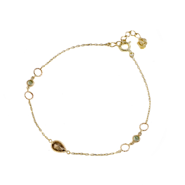 k10チェーンサンプル k10ブレスレット 10金アンクレット とげとげし 