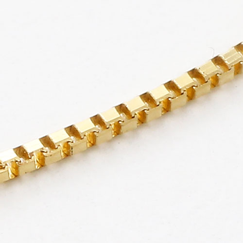 18金ホワイトゴールド ベネチアン アジャスター フリーサイズ 5cm 0.6ｇ K18WG 刻印　5422-NG16