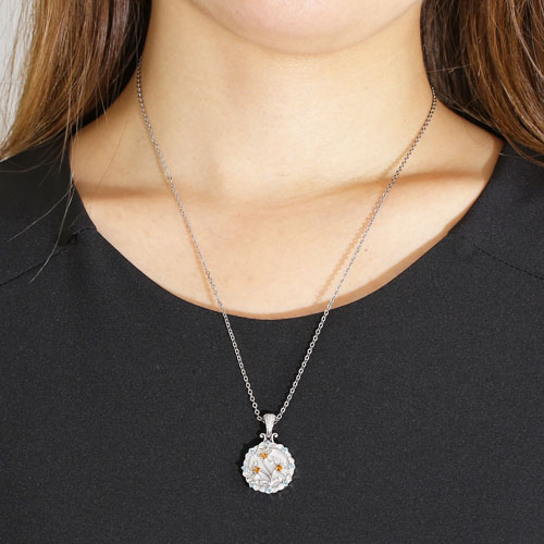 送料無料】【タイ製/プランダ/PRANDA社】シルバー925/SV925 天然石/白