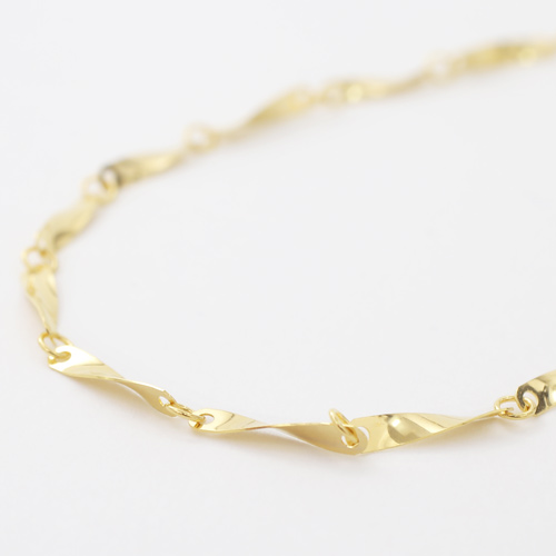 日本製 純金 24金 ブレスレット ジュエリー レディース ひねり 5452-NM17