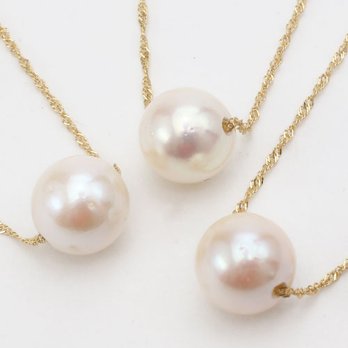 k18 ネックレス訳ありパール真珠