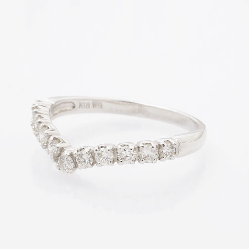 受注生産 プラチナ/Pt850 ダイヤモンド 指輪/リング マリッジ 婚約　イニシャル　5592-UK18